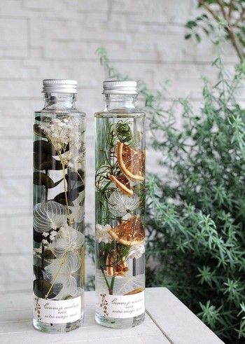 観賞用として人気のハーバリウム(植物標本)