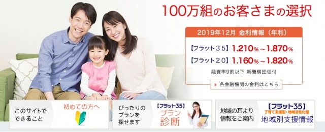 フラット35を利用する