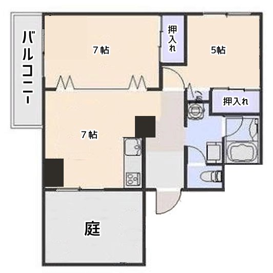 リノベーション前の間取り