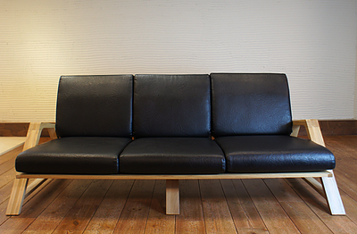 RM Sofa 3P ナラ無垢材