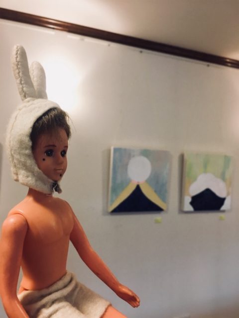 塩屋2階の展示スペース