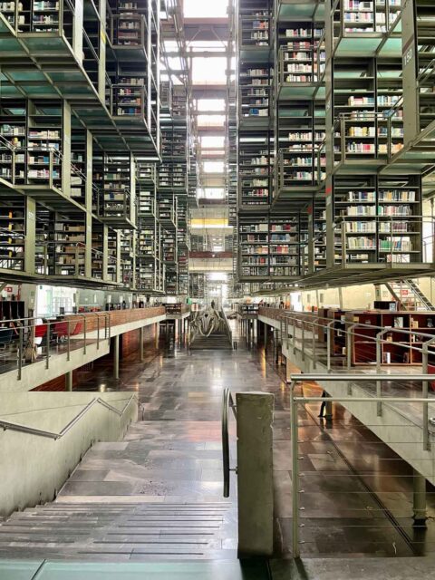 ヴァスコンセロス図書館の館内