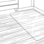 無垢床 キッチンマット
