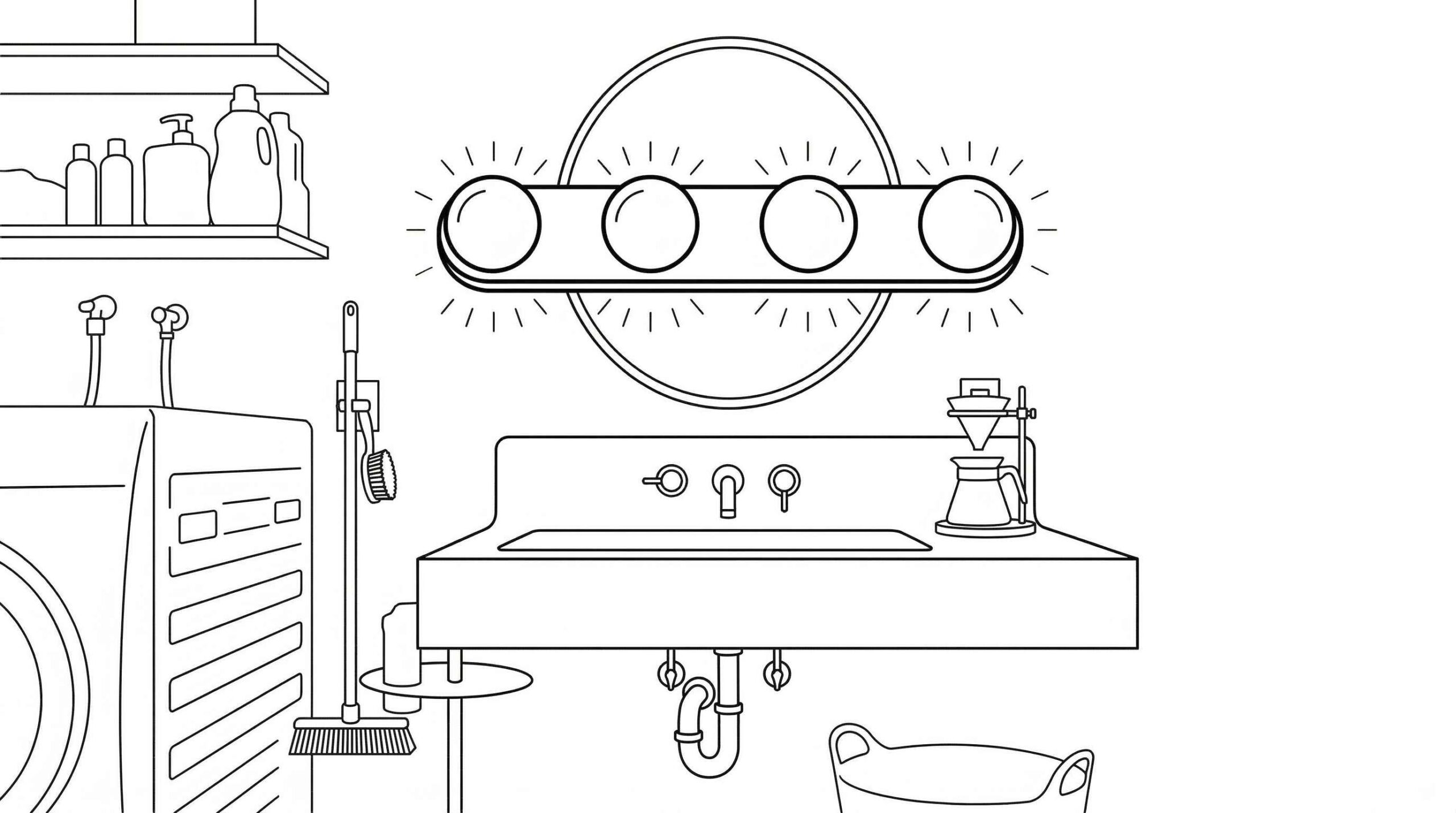 洗面所 電球色 昼白色