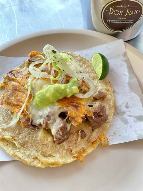 Tacos Don Juanのタコス