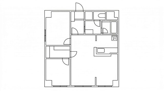 我が家の間取り 2LDK
