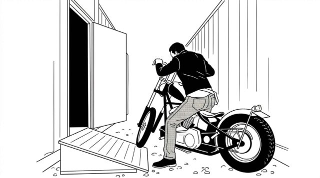 バイク 取り回し