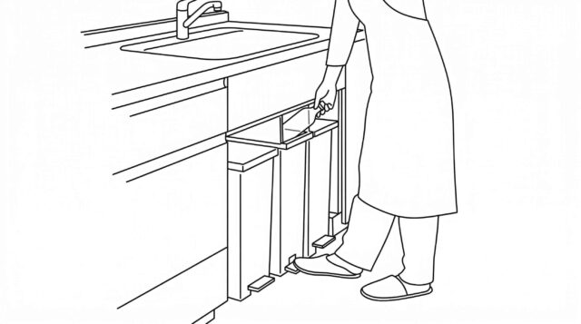 シンク下 ゴミ箱