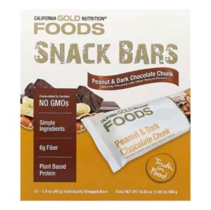 California Gold Nutritionピーナッツ&ダークチョコレート チャンクバー